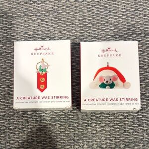 Hallmark Keepsake Ornaments - A Creature Was Stirring